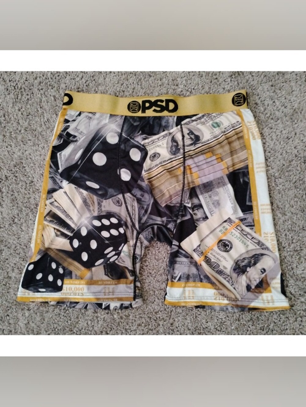 PSD Men's Money & Dice Graphic Boxer Briefs